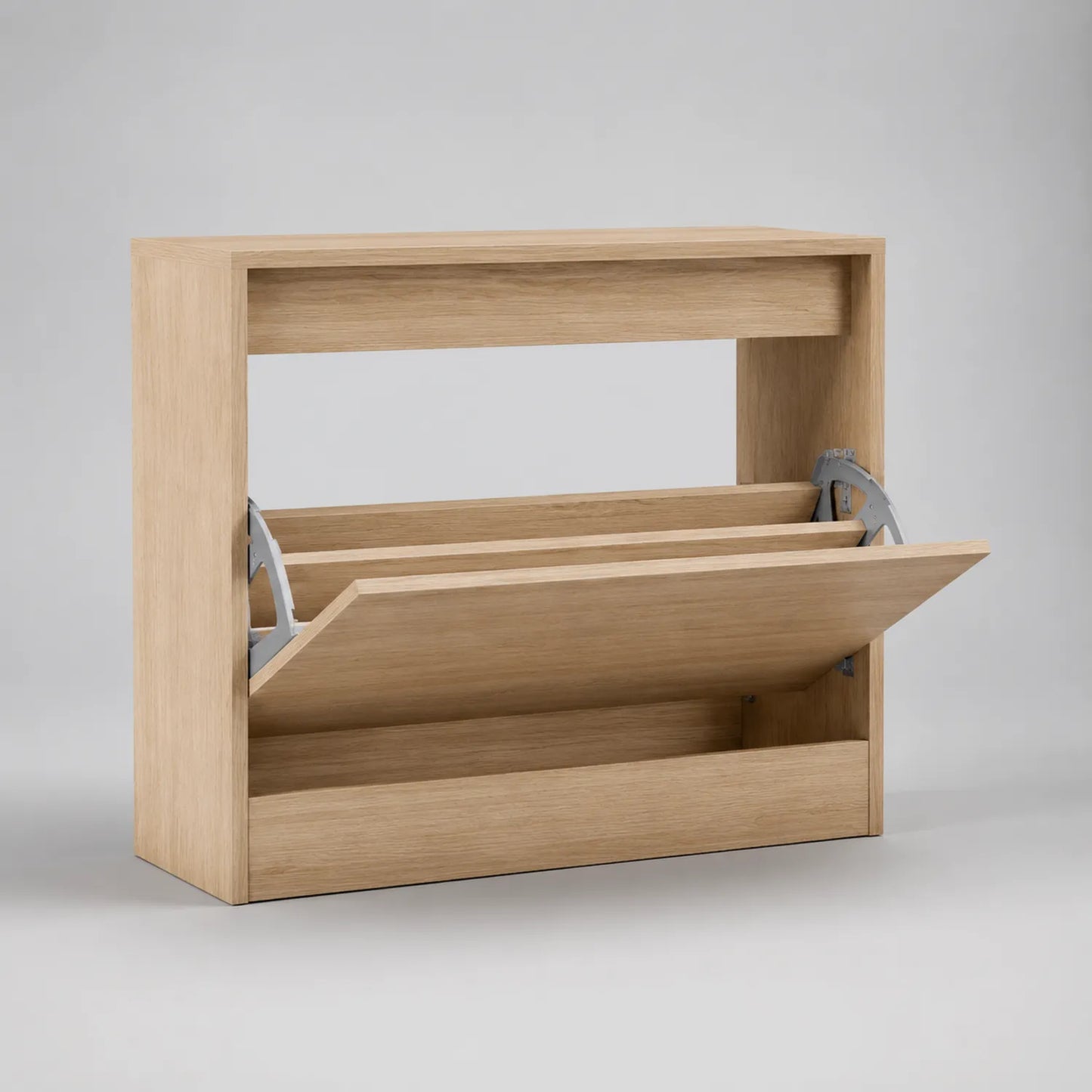 Eichenholz Schuhschrank klappbar 80x30x90 cm