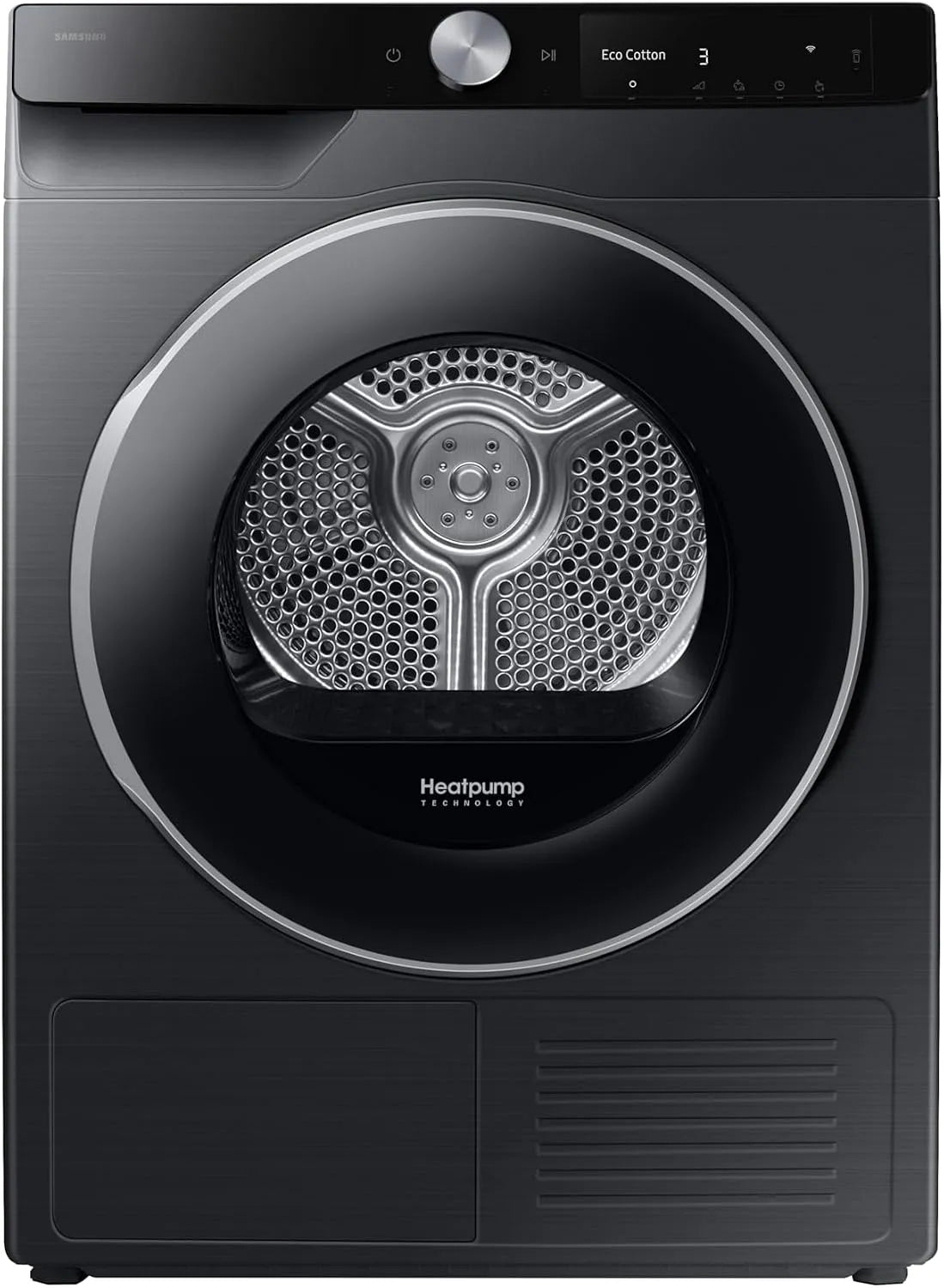 Samsung DV90DG6845LB/U3 Wäschetrockner, 60 L, 9 kg, WLAN, Display AI Control, AI Dry