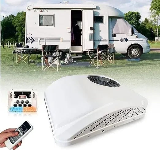 Klimaanlage, 12 V, LKW, Klimagerät, Wohnwagen, Heizung, 2 in 1 DC RV Klimaanlage RV Dachklimaanlage mit Kühlung und Heizung