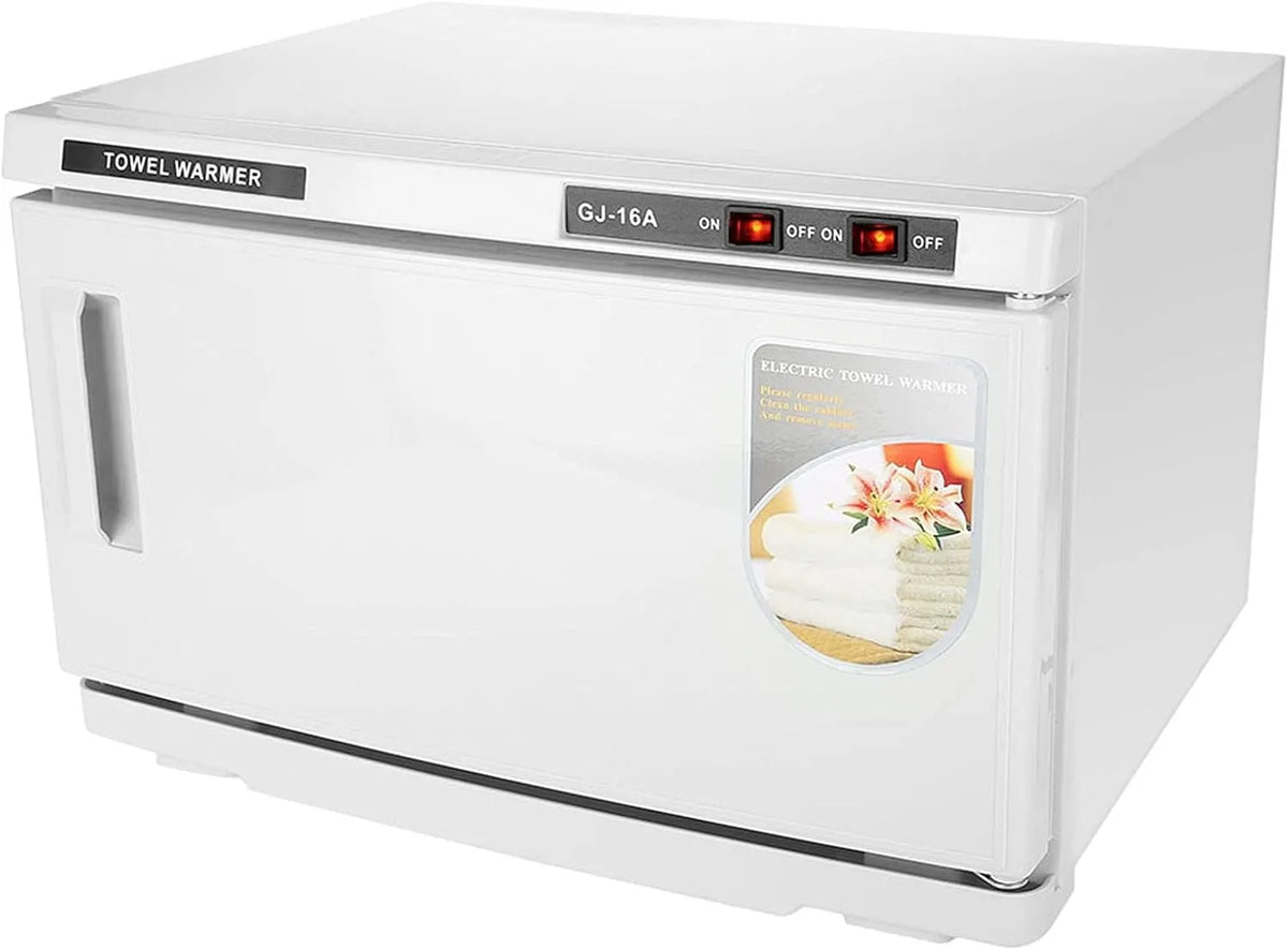 2-in-1 Handtuchwärmer, Schrank, elektrisches Sterilisationsgerät, 16 L, Wohnzimmergestaltung, 2 Temperaturzonen, Wärmefunktion