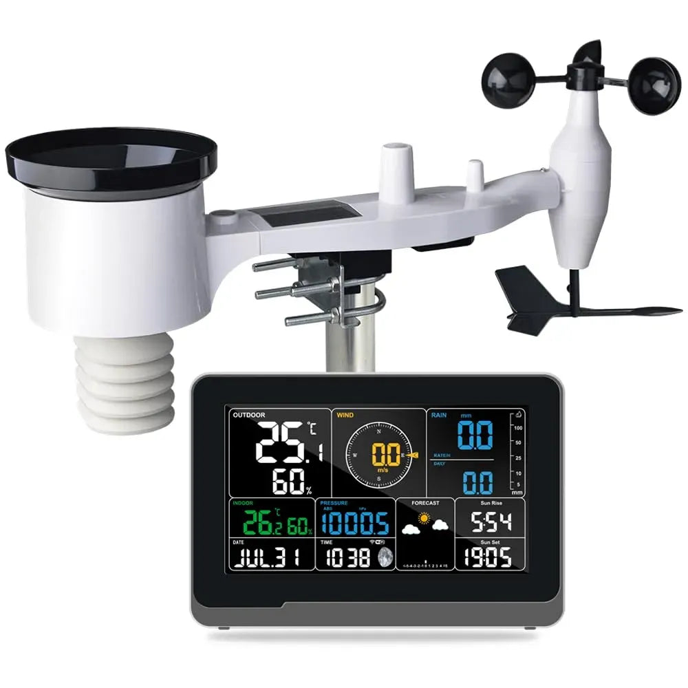 WH5000 7-In-1 Wetterstation, Funkwetterstation, WLAN