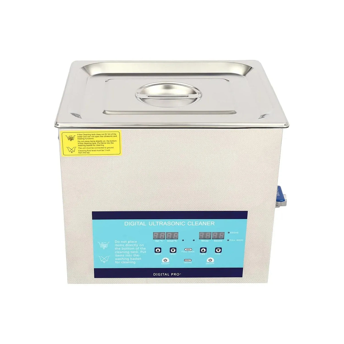 40KHz Ultraschallreinigungsgerät, Ultraschallreiniger, Heizung, 10 L, Timer, gewerblich, Edelstahl, Wärmefunktion