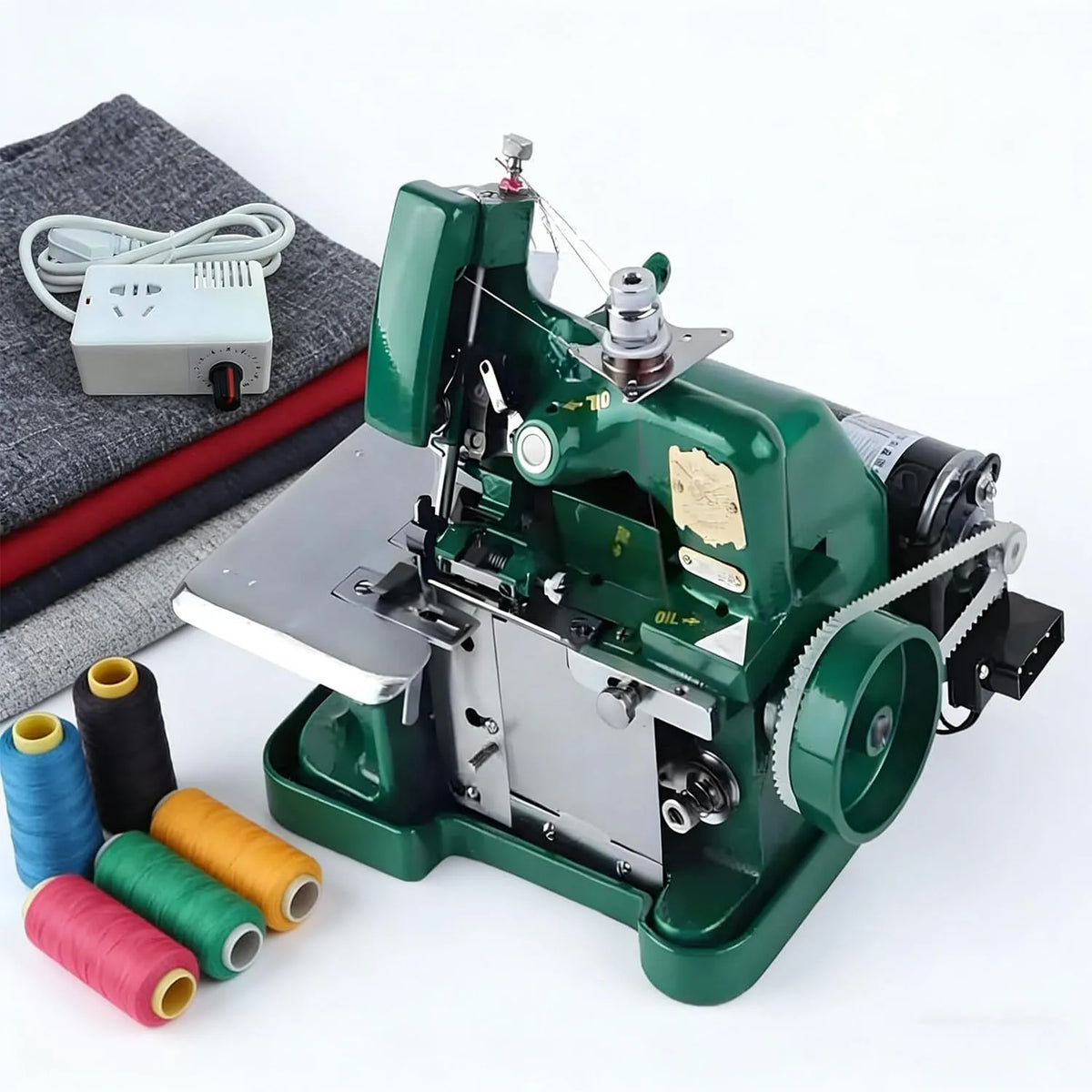 Hochgeschwindigkeits-Overlock-Nähmaschine, Hochleistungs-Overlockmaschine, elektrische Nähmaschine, 3000 Stiche, Industrie, gewerblich