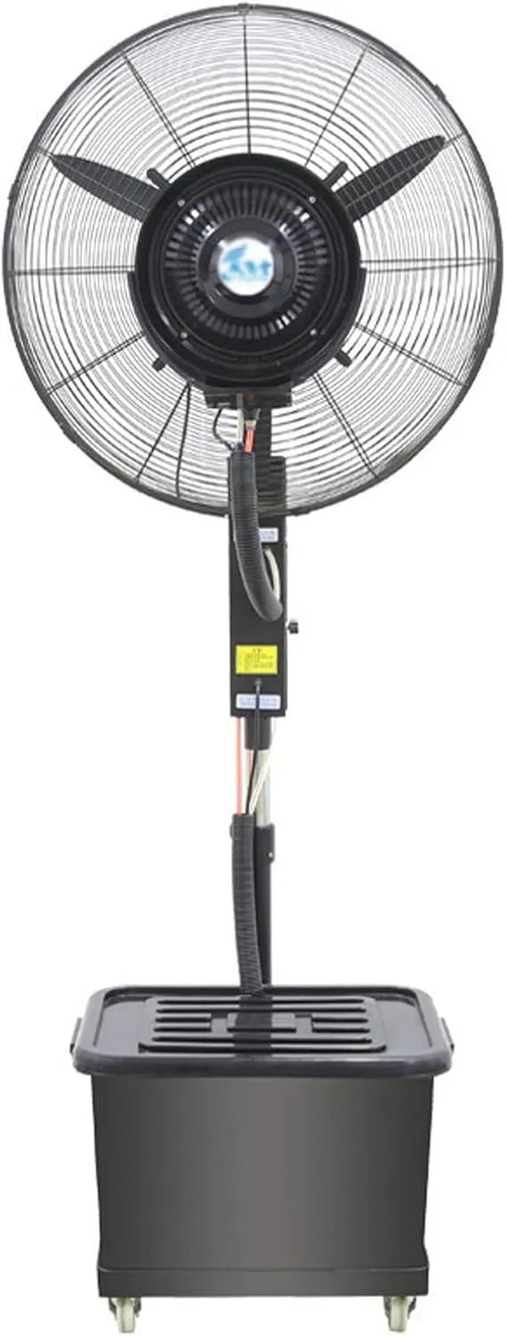Ventilator, höhenverstellbar und neigbar, Ventilator zur Luftzirkulation, Robuster Standventilator mit hoher Geschwindigkeit