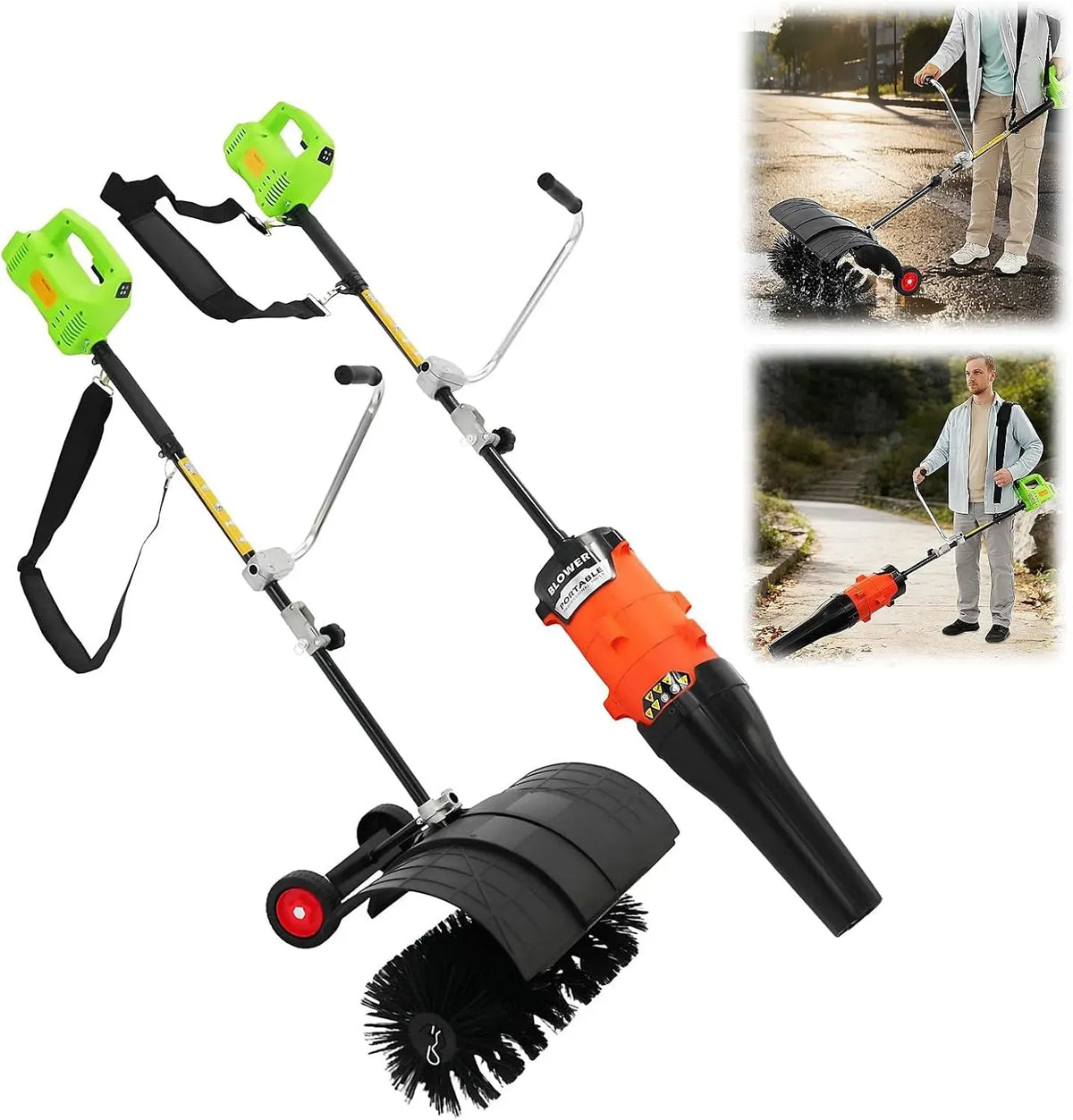 Kehrmaschine, Schneefräse, Akku, Schneeräumgerät, Bodenkehrmaschine, 55cm, 55 cm, kabellos, für Blätter