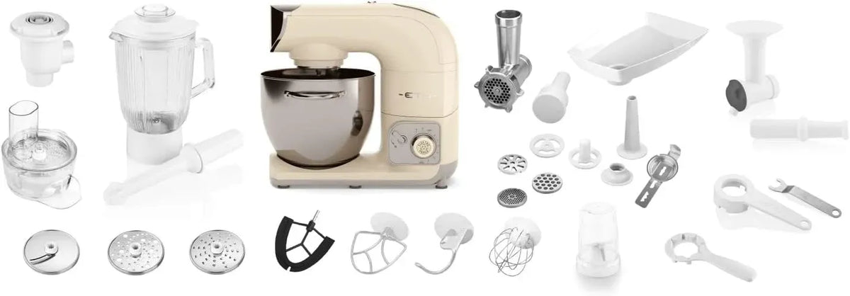 Küchenmaschine, 5.5 L, 1200 W, ETA, Edelstahl, Edelstahlschüssel 5
