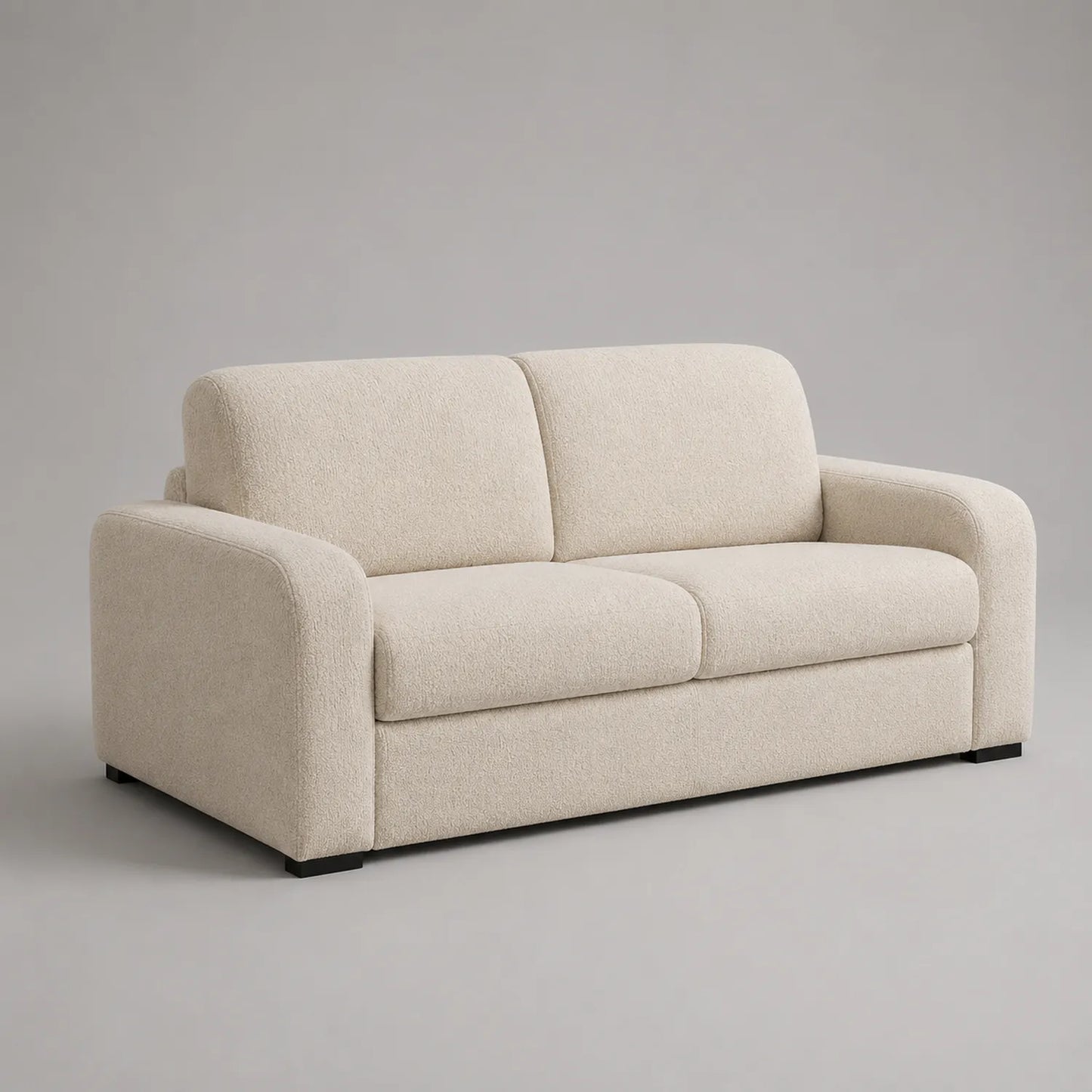 2-Sitzer Sofa Stoff Beige 200cm