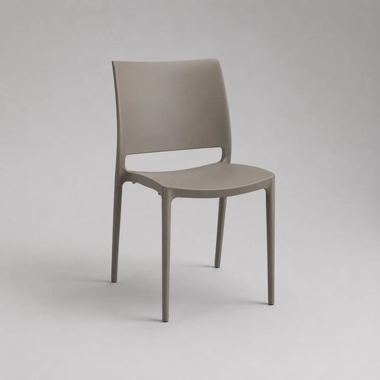 Stuhl aus Polypropylen Braun 80cm
