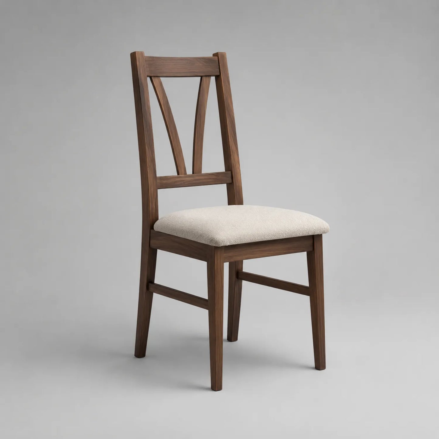 Esszimmerstuhl Eichenholz Beige 85cm