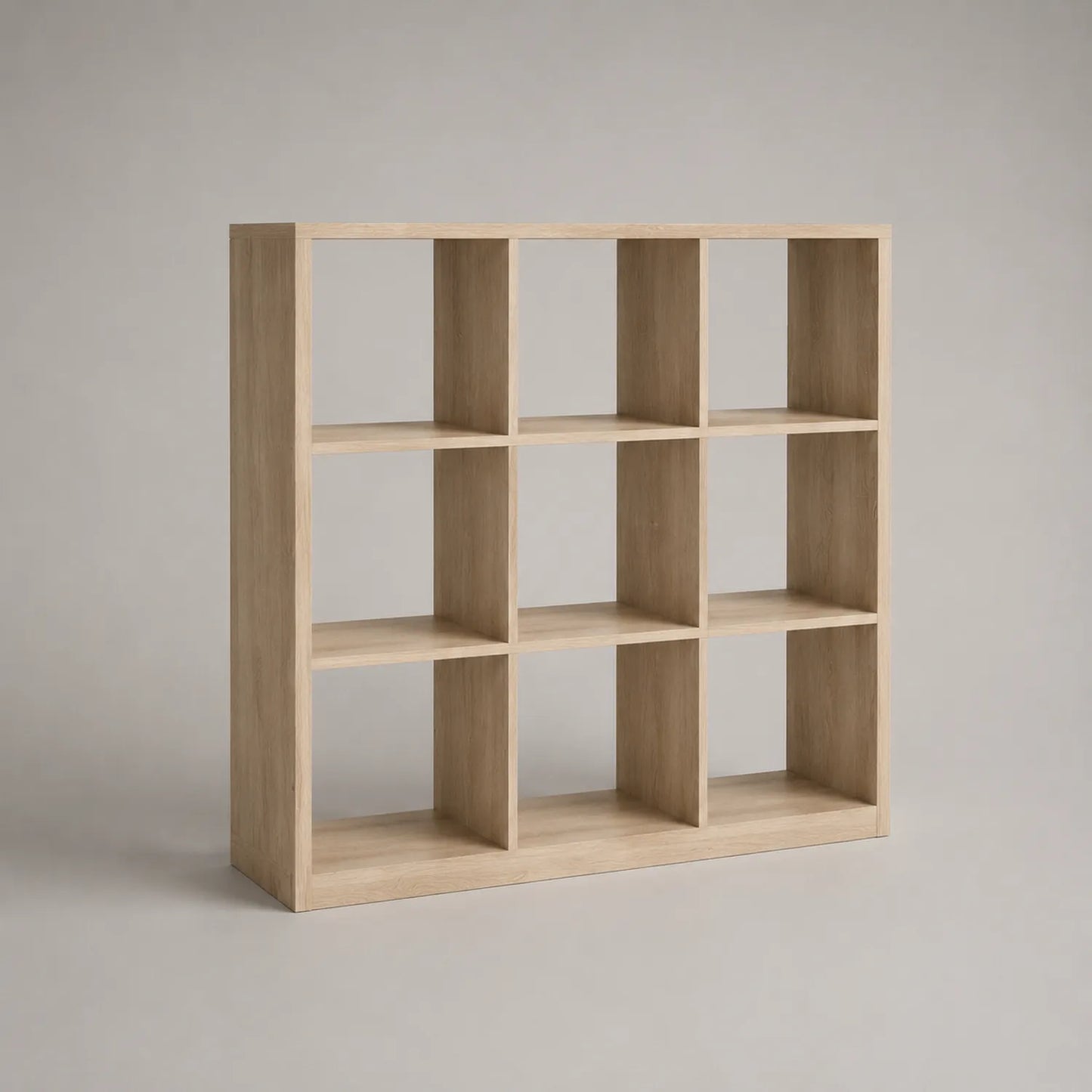 Holzregal mit 9 Fächern 120x120x30cm