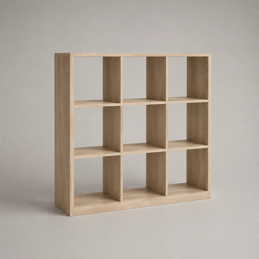 Holzregal mit 9 Fächern 120x120x30cm