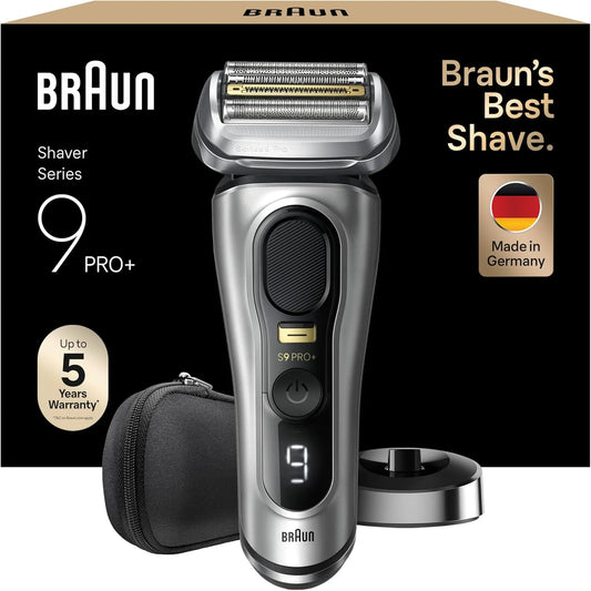 Braun Series 9 9517s Ladestation, Rasierer, Akku, IP65, kabellos, Silber