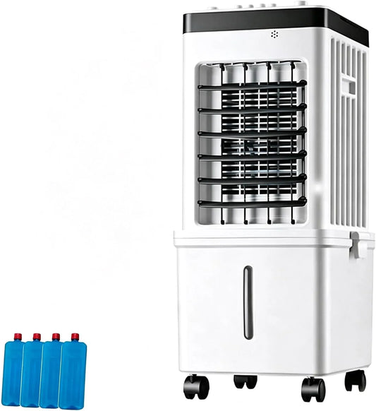 Klimaanlage, 15 L, tragbar, 3 Geschwindigkeiten, Oszillation, großer Wassertank, Wohnzimmergestaltung, 100° Oszillation, 3 Geschwindigkeitsstufen