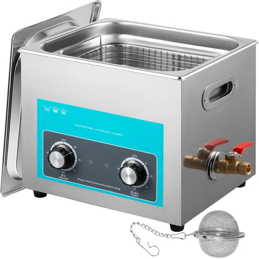 VEVOR Ultraschallreiniger, Reinigungsgerät, Schmuckreiniger, Ultraschallreinigungsgerät, 10 L, 220 V