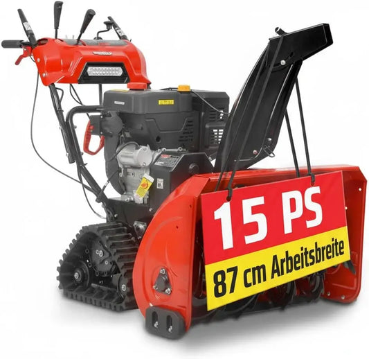 Schneefräse, Schneeräumgerät, 87 cm, HECHT, 2-stufig mit E-Start