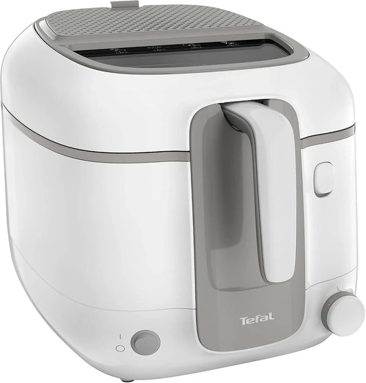 Tefal FR3100 Geschirrspüler, 2,2 L, Spülmaschine, herausnehmbar, Weiß, Fritteuse Super Uno Access, herausnehmbarer Behälter, Kapazität 2,2 L