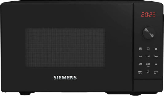 Siemens iQ300 FE023LMB2 Mikrowelle, 44 x 26 cm, freistehend, Mikrowellenofen, Schwarz