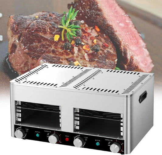 10-Minuten-Zeiteinstellung B-220V Arbeitsplattenofen, Elektrogrill, Elektroofen, Steakgrill, 220 V, tragbar, für den Innenbereich