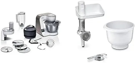 Bosch MUM5 MUZ5BS1 Küchenmaschine, Küchenroboter, Küchenmaschine MUM5 MUM5XW20 & Zubehör-Set BakingSensation MUZ5BS1