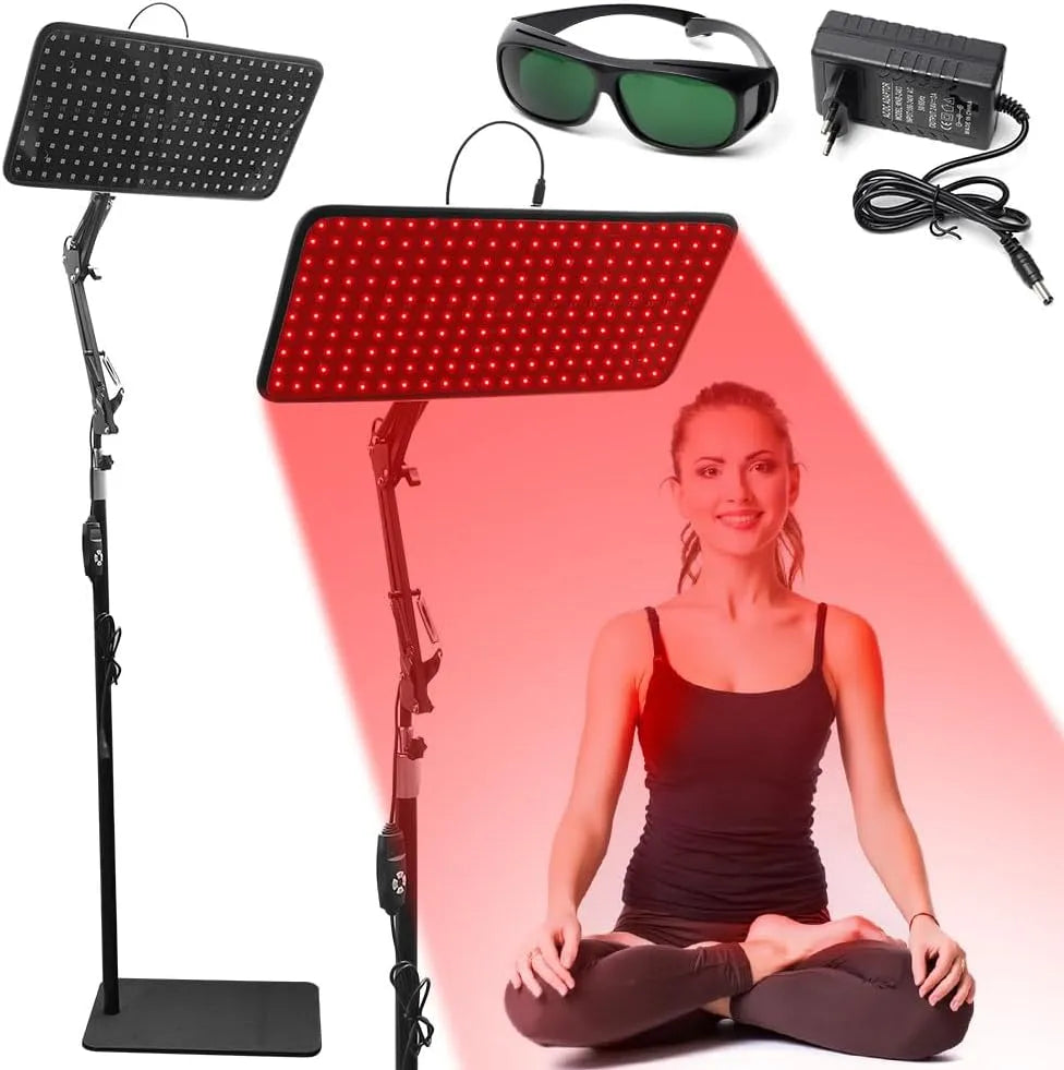 660nm 850nm Infrarot-Wärmelampe, Rotlichtlampe, Infrarotlampe, 940nm, Wärmefunktion, für Gesicht & Ganzkörper