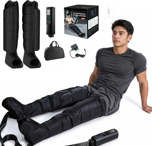 Gerätezubehör, leise, Leiser Betrieb, Lymphdrainage Funktion, 12 Modi, 6 Kammern Technologie