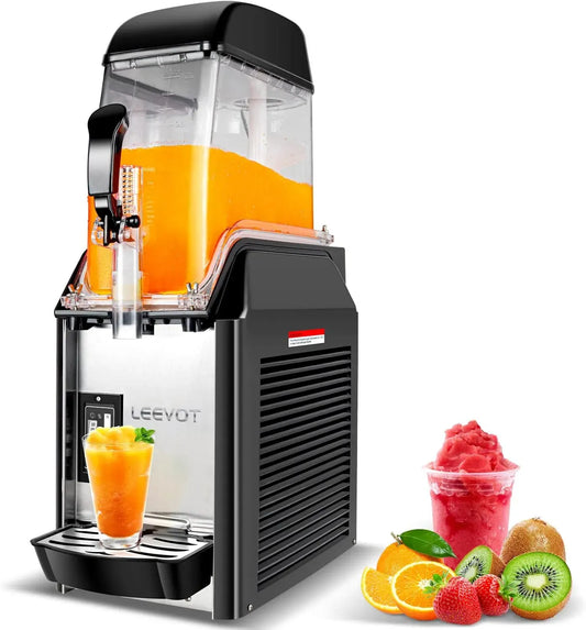Margarita-Slush-Eismaschine, Slushie-Maschine, Speiseeismaschine, Slush-Eisbereiter, 12 L, 550 W, 0 bis 8 °C