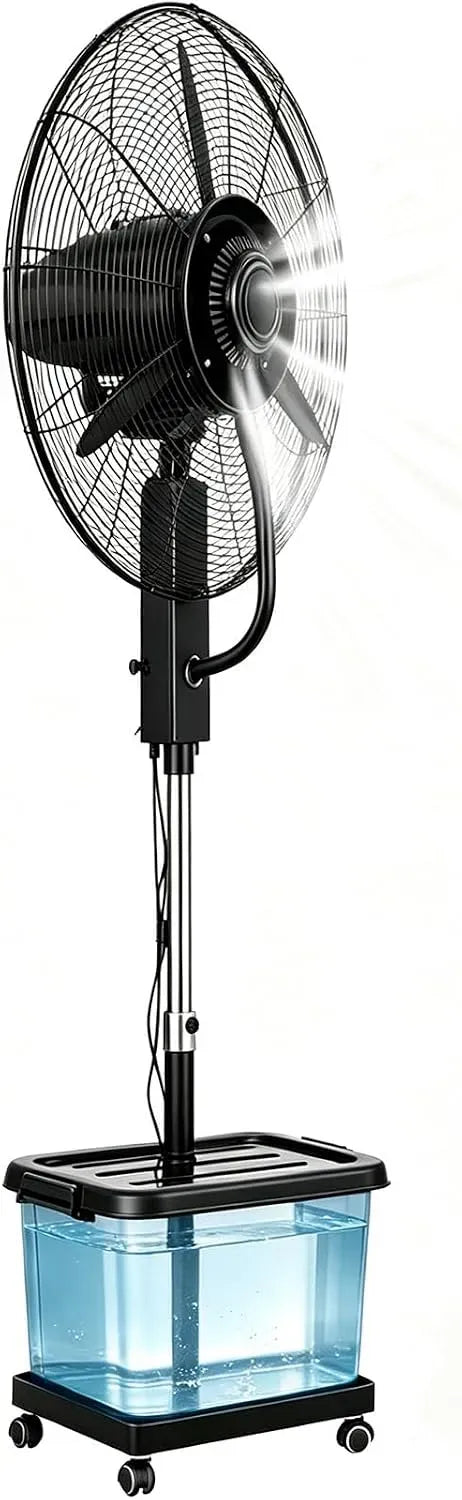 Ventilator, 79 Zoll, 3 Geschwindigkeiten, Oszillation, höhenverstellbar von 63 bis 79 Zoll for Innenräume, automatische 90°-Oszillation