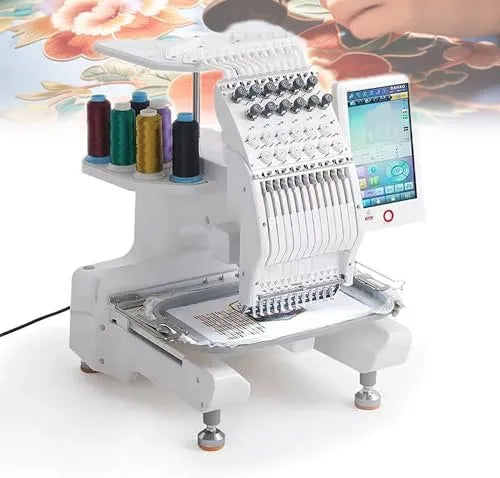 Stickmaschine, Stickautomat, für Kleidung, Automatische Stickmaschine mit 12 Nadeln