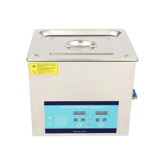 40KHz Ultraschallreinigungsgerät, Ultraschallreiniger, Heizung, 10 L, Timer, gewerblich, Edelstahl, Wärmefunktion