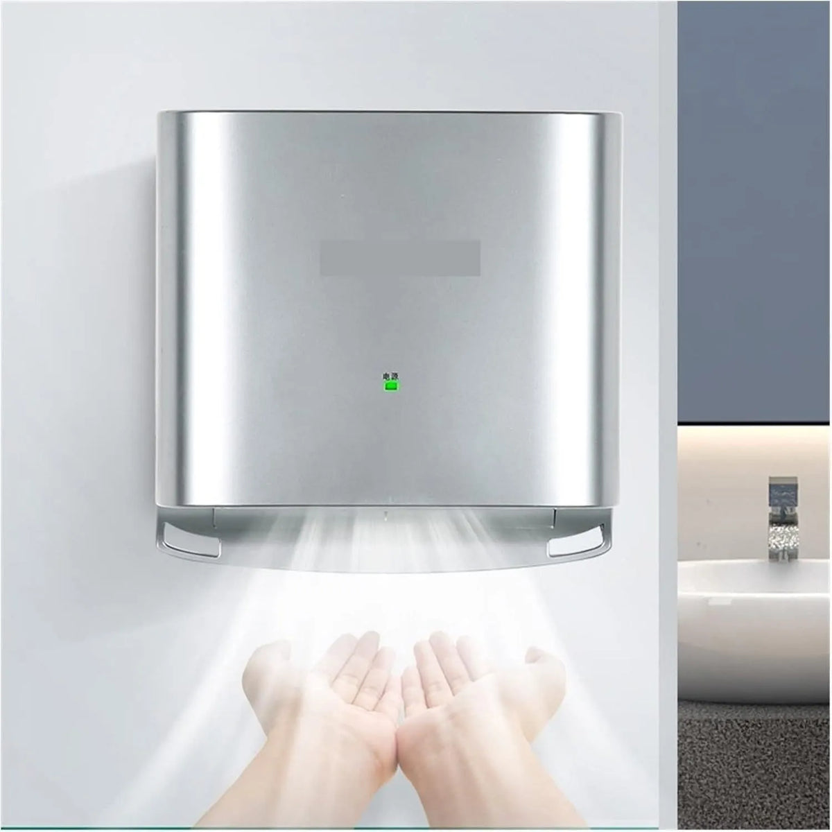 Wäschetrockner, Weiß, Trockner für Wäsche, Induktions-Wäschetrockner, Elektrischer Handtrockner