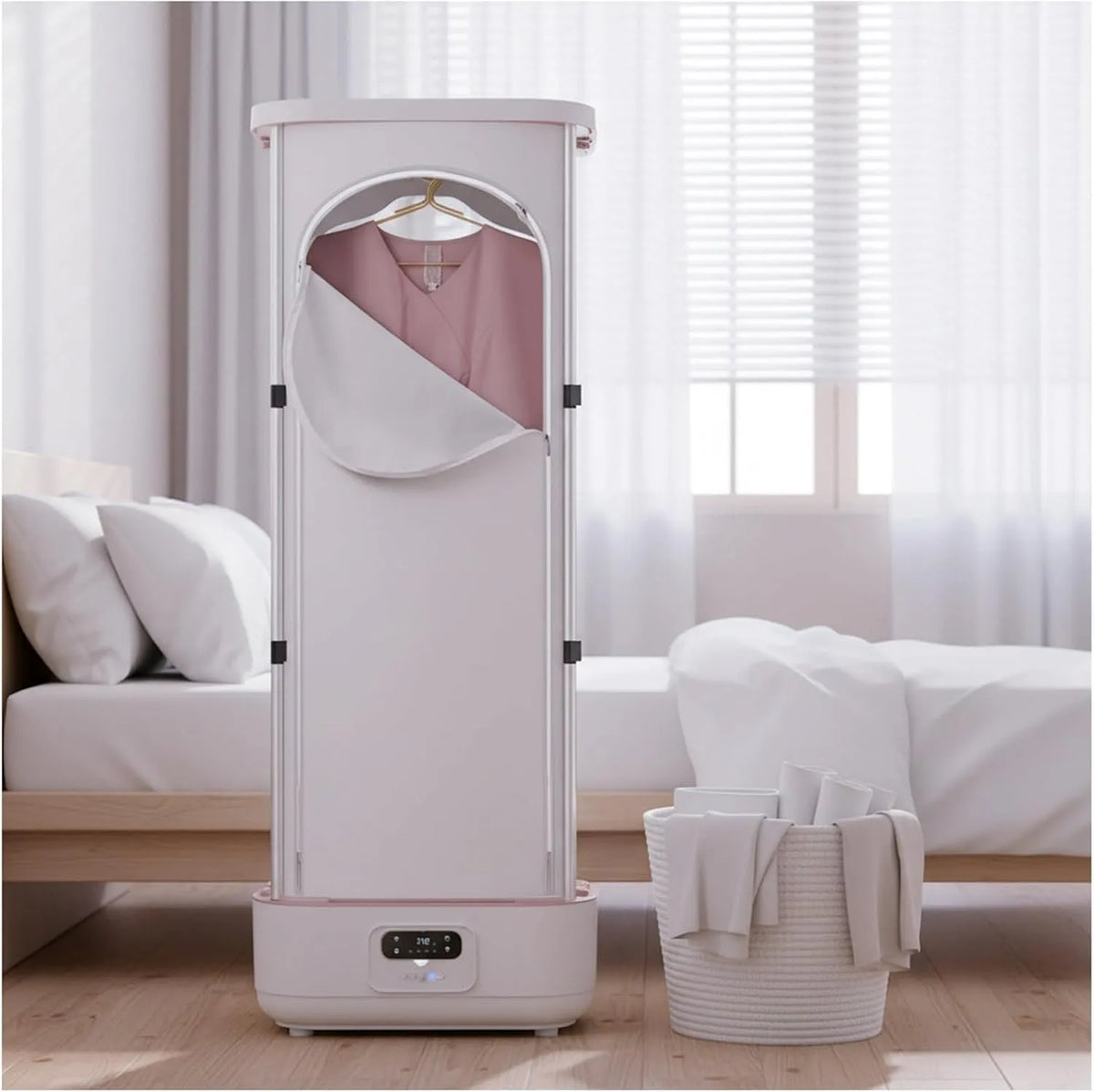 Wäschetrockner, 900 W, tragbar, Dampf, leise, Tragbare Dampftrocknungs-Smart-Maschine