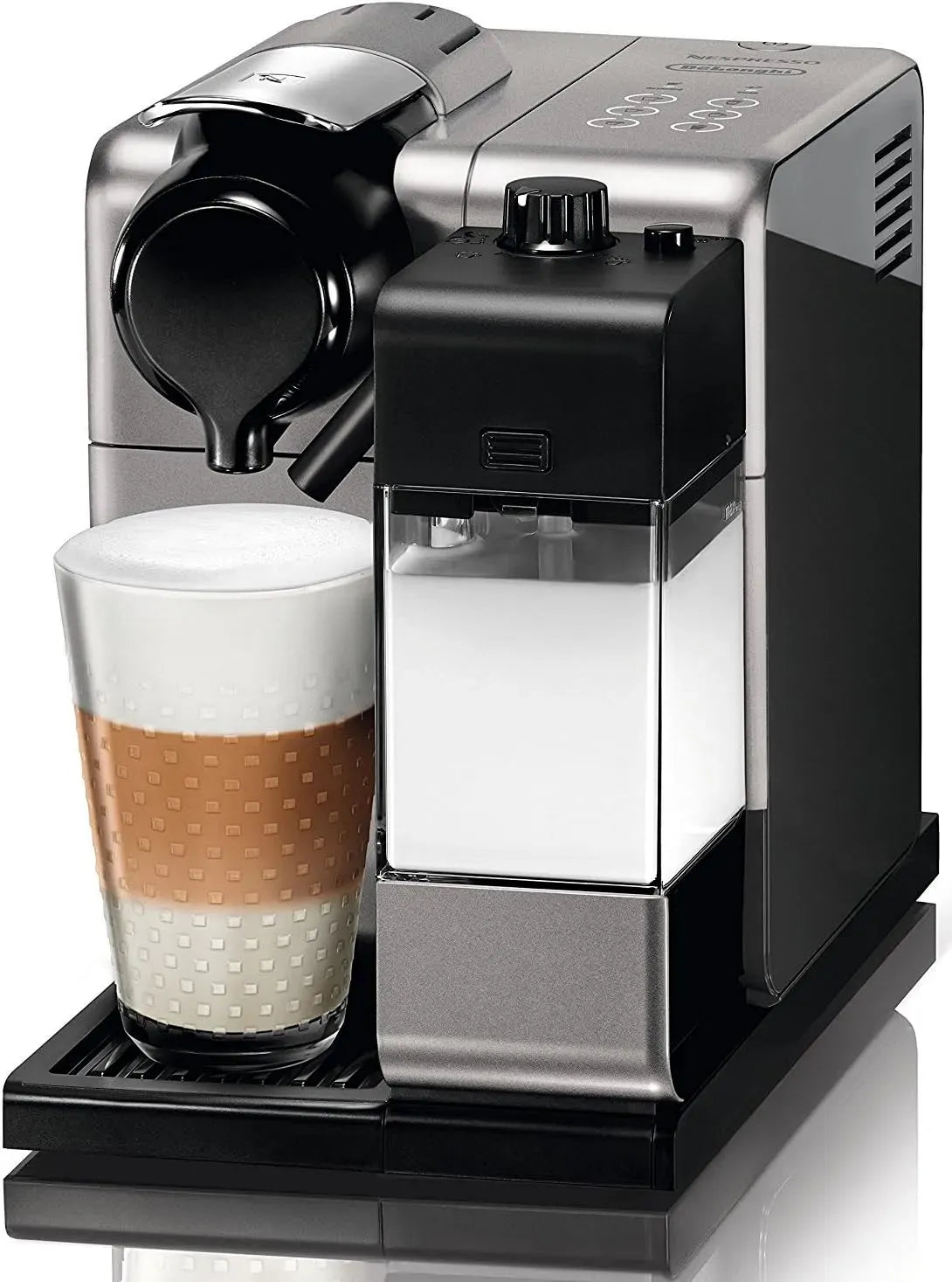 De'Longhi EN 550 550.S Kaffekapselmaschine, 19 bar, Touch-Bedienung, Silber