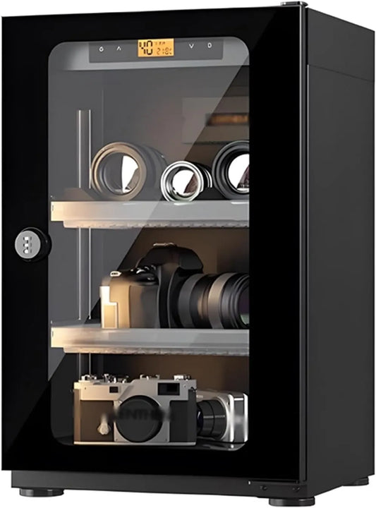 Trockenschrank, Kamera, 40 L, Touch-Bedienung, LED-Beleuchtung, für Kamera und Objektiv