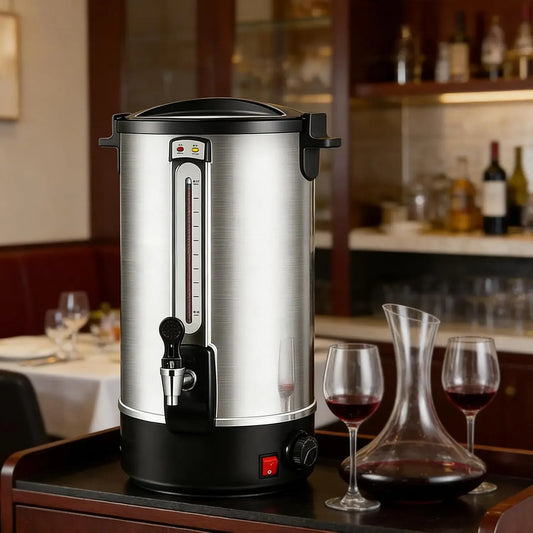 Wasserkocher, 30 L, Thermostat, Edelstahl, Glühweinkessel Edelstahl Inkl