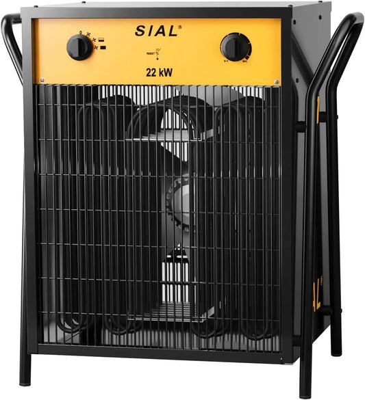 Wäschetrockner, 22000 W, 400 V, SIAL DA22, Industrie, Schwarz, Industrielle Heizstrahler mit 2 Heizstufen