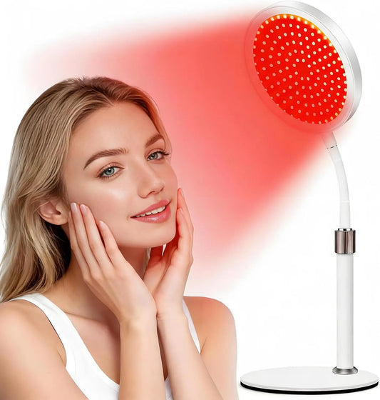 660nm 850nm Rotlichtlampe, Infrarotlampe, Timer, 9 Stufen, für Gesicht