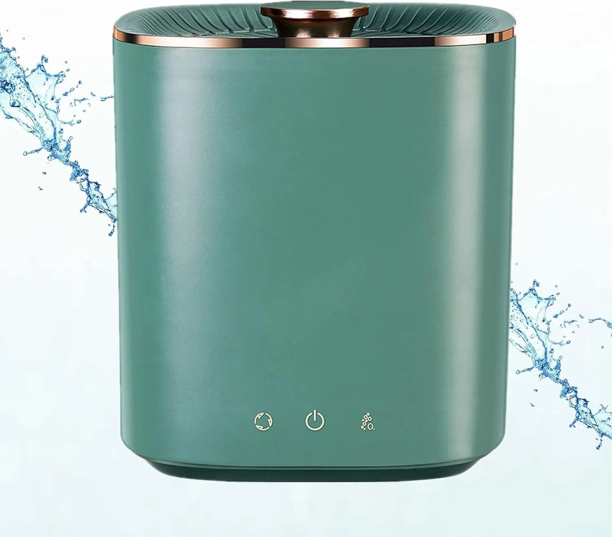 Waschmaschine, 2,5 L, tragbar, Camping, Weiß, Waschautomat, Mini-Waschmaschine für Beauty Blender