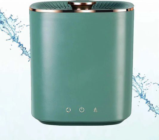 Waschmaschine, 2,5 L, tragbar, Camping, Weiß, Waschautomat, Mini-Waschmaschine für Beauty Blender