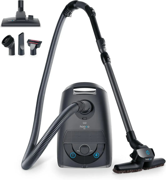 Staubsauger, elektrisches Staubsauggerät, hoogo B3+ Staubsauger mit Beutel