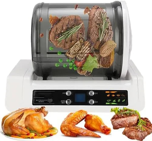10-Stunden-Timer Speck und Gemüse, Elektrischer Vakuum-Marinator inklusive zum Marinieren von Huhn, Burger