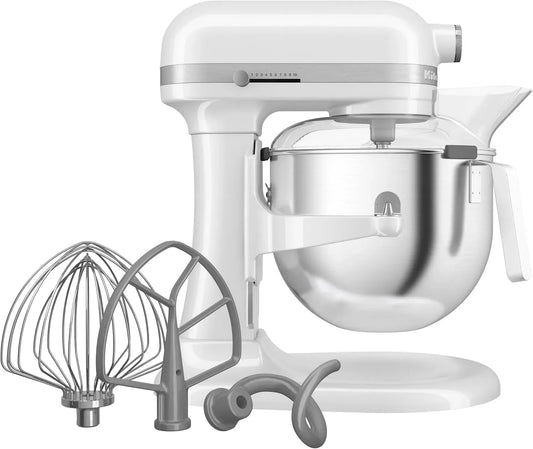 KitchenAid 5KSM70JPXEWH Küchenmaschine, 6,6 L, Weiß