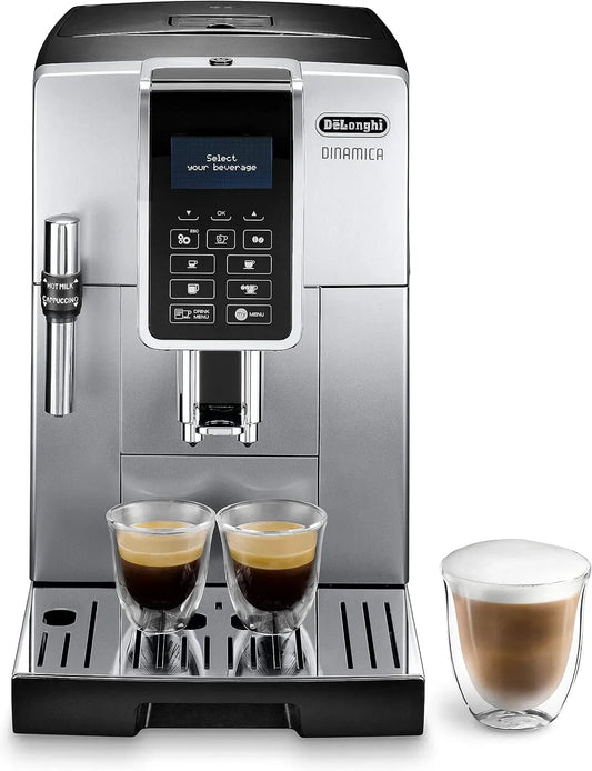 De'Longhi ECAM 350 350.35.SB Kaffeevollautomat, Silber, 2-Tassen-Funktion