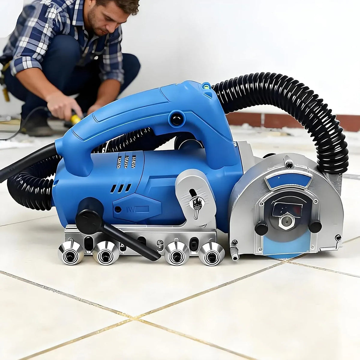 Fliesenreinigungsmaschine, Fugenentfernungsgerät, 1200 W, 1,2 Mm, 1,7 Mm, 2,2 Mm, 2,7 Mm, für Hartnäckigen Zement