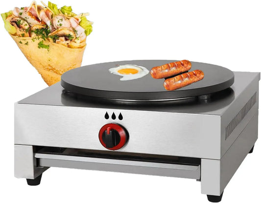 Pfannkuchen-Maker, CrêPe-Pfanne, CrêPe-Maker, 15 Zoll, tragbar, Grill, Antihaftbeschichtung, für CrêPes