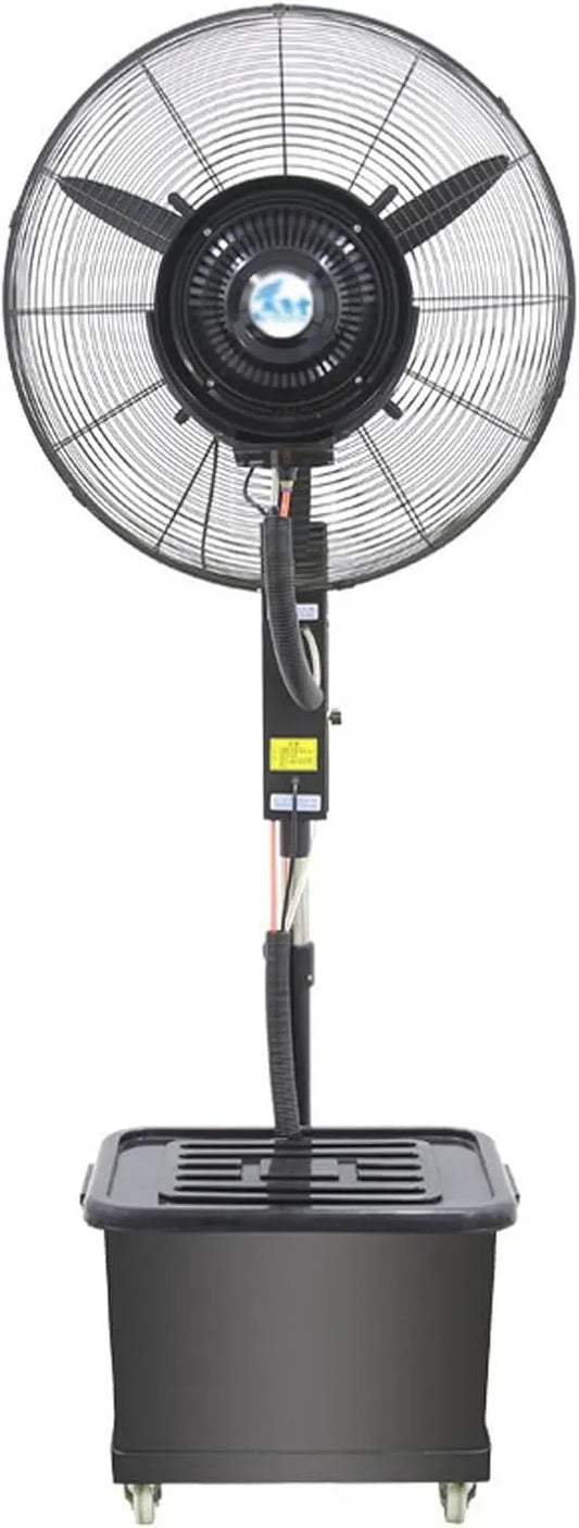 Ventilator, höhenverstellbar und neigbar, Ventilator zur Luftzirkulation, Robuster Standventilator mit hoher Geschwindigkeit