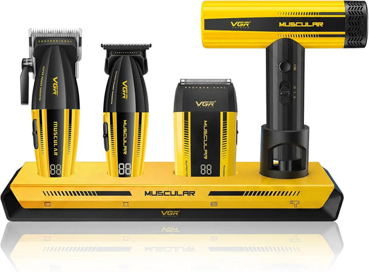 Wäschetrockner, VGR 285S4, Professional Barber Combo 4 in 1 Set Mit Haarschneider, 9000-110000 U/Min Motor