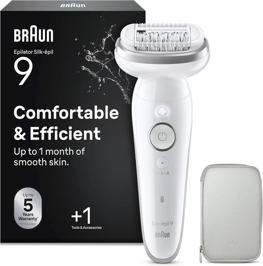 Braun Epilierer, Silber, für Lang, Glattleder