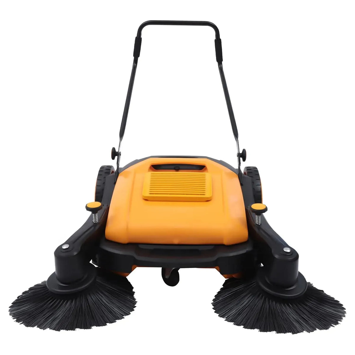 Auffangbehälter, Handkehrgerät, Kehrmaschine, Bodenkehrmaschine, 105cm, 55 L, 105 cm, leise, 5 Stufen, für Hof & Gehweg, Manuelle