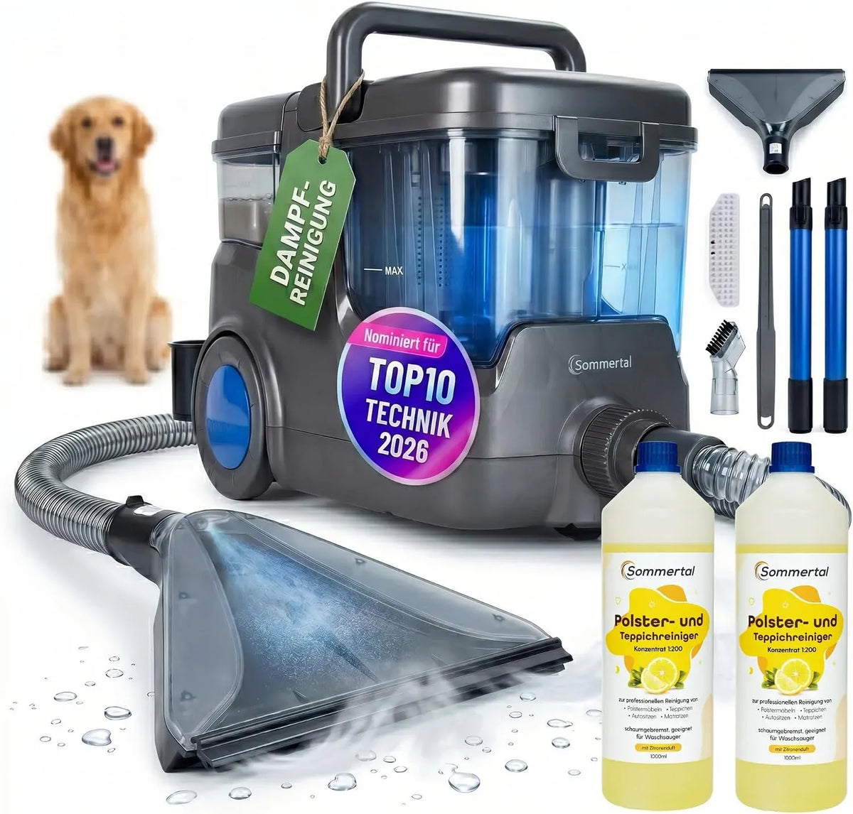 HYDRO 9000 Waschsauger, Sommertal MAX Waschsauger