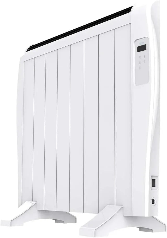 Cecotec Elektroheizung, 1200 W, Timer, WLAN, 2 Temperaturzonen, LED-Bildschirm, 15 m² Abdeckung, programmierbarer Timer, 8 Rippen